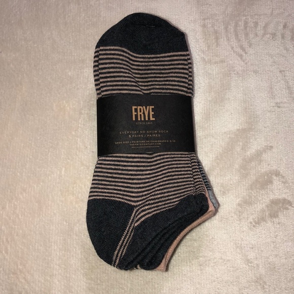 Frye No Show Socks 5 pr
